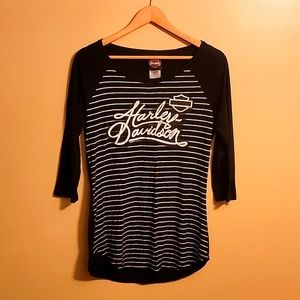 Harley Davidson 🧡🖤 Ladies Top